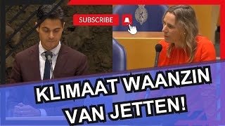 Jetten aangesproken op zijn klimaat waansin door Postma nsc [upl. by Ellesij]