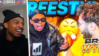 BLOU Reacts to Cordae amp Adin Ross FREESTYLE on Stream [upl. by Erodroeht]