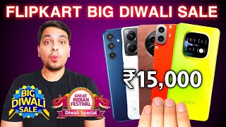 Top 5 Best Phones Under 15000 in Flipkart Big Diwali Sale amp Amazon Sale  Crazy Prices 🔥 [upl. by Anier]