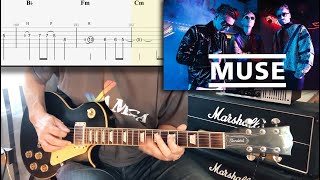 Muse  10 Great Riffs  TAB  Cover  Tutorial [upl. by Viddah140]