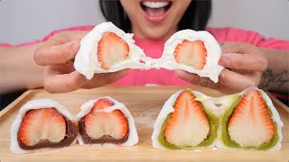 MOCHI OH YEAH ASMR EATING SOUNDS NO TALKING  SASASMR [upl. by Alfeus]