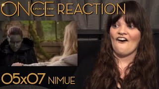 Once Upon a Time  5x7 quotNimuequot Reaction [upl. by Froemming758]