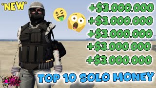 GTA 5 ONLINE  Top 10 Best Ways To Make Money SOLO Easy amp Fast Money [upl. by Ardnak]