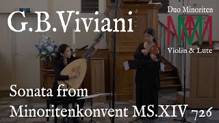 GBViviani  Sonata from Minoritenkonvent MSXIV 726 [upl. by Revilo]