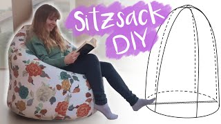 Ich nähe meinen eigenen Sitzsack  DIY [upl. by Tenrag]