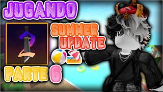 Jugando Murder Mystery Parte 6 Summer Update ☀️🌴🥥 murdermistery humor roblox [upl. by Sidonia]