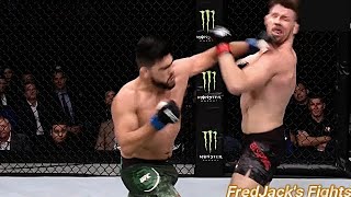 Kelvin Gastelum vs Michael Bisping Highlights Gastelum KNOCKS OUT Bisping ufc kelvingastelum [upl. by Ainer]