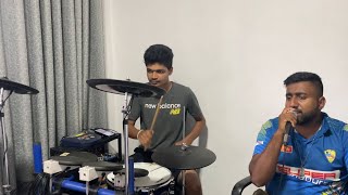 Egodath Megodath එගොඩත් මෙගොඩත් Live Drum Cover Singing Punsiri Soysa Song [upl. by Zipporah529]