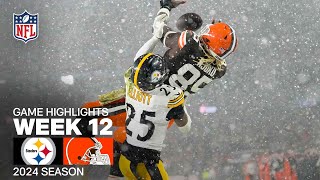 Pittsburgh Steelers vs Cleveland Browns Game Highlights  NFL 2024 Season Week 12 [upl. by Ainsworth]