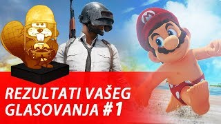 NAJBOLJE IGRE ZA PC PS4 I DRUGE PLATFORME vaši glasovi  Zlatni Dabar 2017 [upl. by Nnaeirb506]