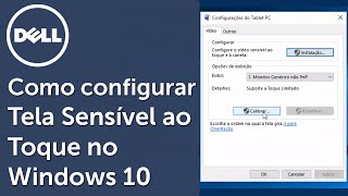 Windows 10  Como configurar sua Tela Sensível ao Toque touch screen [upl. by Dowzall101]