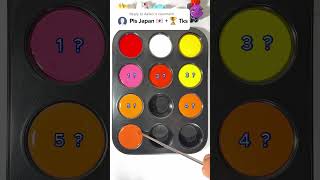 Guess the color Challenge colormixing asmr satisfying [upl. by Yanej]