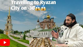 Travelling to Ryazan city by Bus  30 degrees🥶🥶WA World [upl. by Sanger]