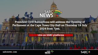 Opening of Parliament at the Cape Town City Hall [upl. by Yhtac]