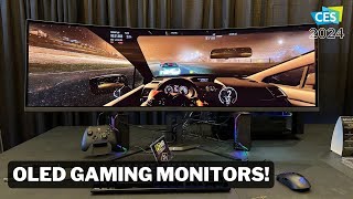 CES 2024  New AORUS OLED Gaming Monitors [upl. by Iilek]