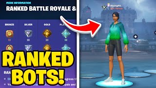 How To Get BOT LOBBIES in Fortnite Ranked 2024 [upl. by Tomkin648]