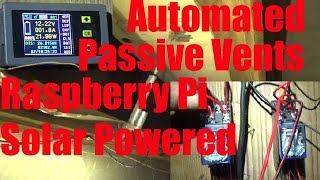 Raspberry Pi DC Linear Actuators Control Passive Venting Automated [upl. by Zeph997]