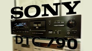 SONY DTC790 DAT digital audio tape deck [upl. by Titania]