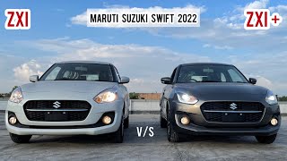 New Maruti Suzuki Swift 2022 🔥 ZXi vs ZXi Plus  Variants Comparison Swift ZXi vs Swift ZXi Plus [upl. by Akkire]