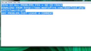 Fifa 13 fix also the game does not start error fix [upl. by Drofxer166]