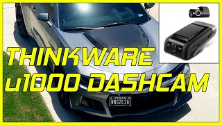 Thinkware u1000 DualChannel Dashcam wBattery amp Radar  6th Gen Camaro [upl. by Head]