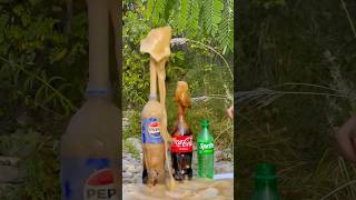 Mentos in Different Drinks Who Will Win 😱🔥 [upl. by Sheeree]