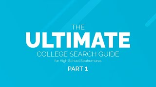 Ultimate College Search Guide  Sophomore Year  Part 1 Take the PSAT [upl. by Naihtniroc]