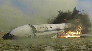 Delta Air Lines Flight 1141  Crash Animation [upl. by Aden]