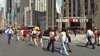 Full SUMMER TRAVEL IN NEW YORK CITY 11  Walking Tour Manhattan NYC USA 4K [upl. by Darian]