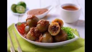 Tutorial Membuat Cilok Isi Daging [upl. by Itteb897]