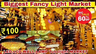 upto 60 off LEDLCDWALLLAMP amp Tubelight MARKET  HomeCommercial A to Z Lights WHOLESALE PRICE [upl. by Aronek664]