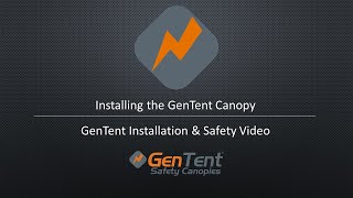 Installing the GenTent canopy [upl. by Rachele]