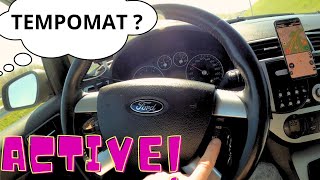 Jak Włączyć Tempomat Jak Działa Tempomat W Samochodzie Ford Focus CMax Duratec FT328 [upl. by Anirtruc]