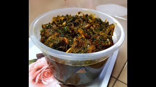 AkwaIBom style AFANG Soup recipe [upl. by Ettennor]