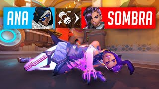 Is Sombra Even Threatening To Supports Anymore  Overwatch 2 Spectating [upl. by Nifled494]