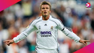 David Beckham Top 10 LALIGA goals [upl. by Aida]