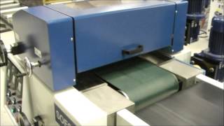 SOEST Single Roller Coater  for stains oils UV lacquersUV [upl. by Smalley239]