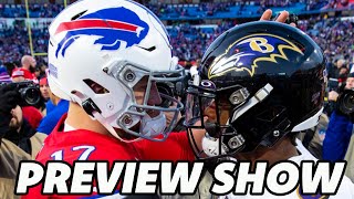 Bills vs Ravens Morning Preview Show [upl. by Fair67]