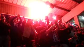 Athlone Town fans celebrating the league winning goal [upl. by Oirevlis]