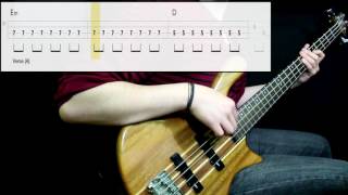 Black Sabbath  Paranoid Bass Cover Play Along Tabs In Video [upl. by Brana]