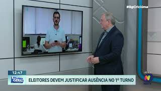 Justificativa de ausência no primeiro turno já está disponível para eleitores [upl. by Rucker71]