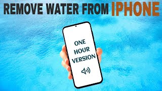 Sound To Remove Water From iPhone Speaker ONE HOUR [upl. by Erdnaxela]