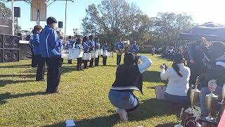 Dowdell Middle Magnet School Dolphin Pride Drumline 20222023 MLK Drumline Competition Victory Run [upl. by Halik356]