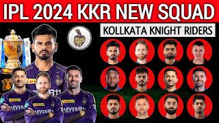 IPL 2024  Kolkata Knight Riders Full Squad  KKR Full Squad 2024  KKR Team New Players List 2024 [upl. by Shelden421]