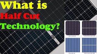 What is Half Cut Solar Cell   Halfcut solar panels Technology [upl. by Akimyt]