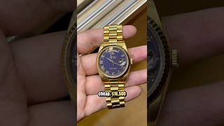 PT1 Buying a rare purple dial Day date 36mm from Benny We had to have a big flip on the watch [upl. by Neyr]