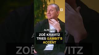 Zoë Kravitz Tries Gambits Accent [upl. by Tristas]