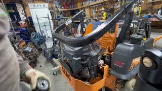 How to change oil on a scag tiger cat 2 with a Kawasaki scag kawasaki scagnation [upl. by Magnolia]