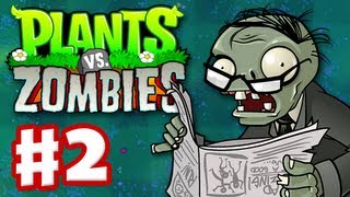 Plants vs Zombies  Gameplay Walkthrough Part 2  World 2 HD [upl. by Benoite413]