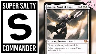 Salty Commander  Avacyn Angel of Hope  Very Powerful  Deck Tech  EDH  MTG [upl. by Nosnaj282]